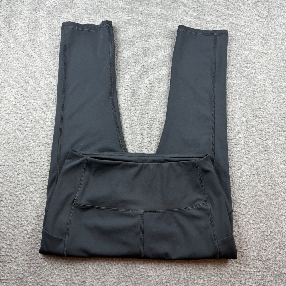 RBX Leggings Womens Small Black Activewear High Waist Pockets Cropped Yoga Pants